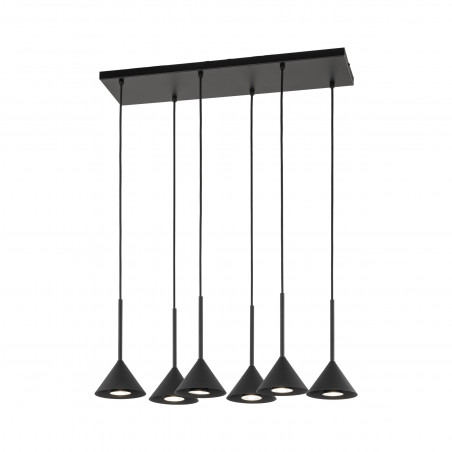 Lampa Wisząca Cono Black 62cm | TK Lighting - Loftowa Elegancja