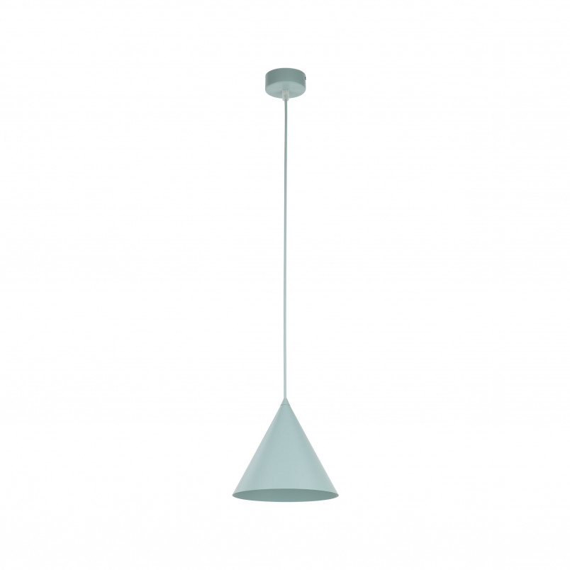 Lampa Wisząca Cono Mint - TK Lighting | Zielona, Stożkowa