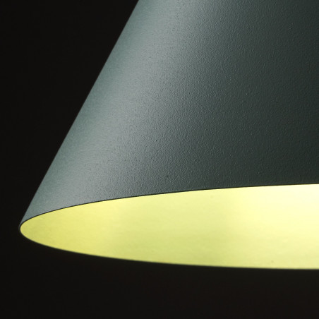 Lampa Wisząca Cono Mint - TK Lighting | Zielona, Stożkowa