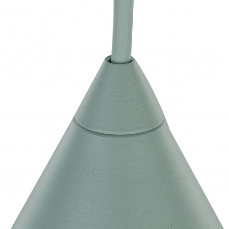 Lampa Wisząca Cono Mint - TK Lighting | Zielona, Stożkowa