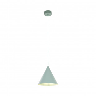 Lampa Wisząca Cono Mint - TK Lighting | Zielona, Stożkowa