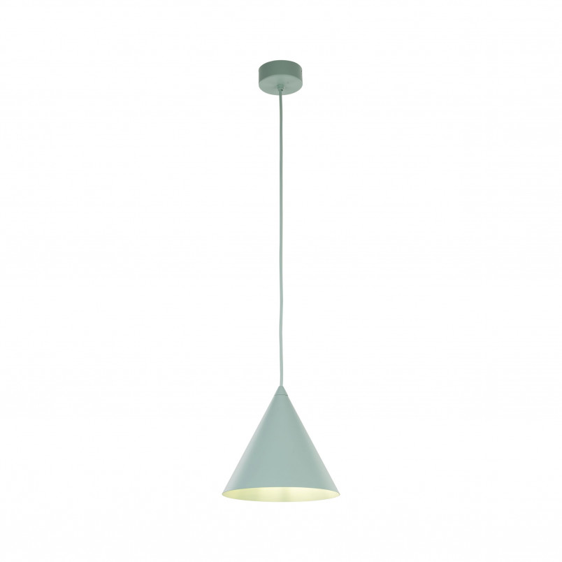 Lampa Wisząca Cono Mint - TK Lighting | Zielona, Stożkowa