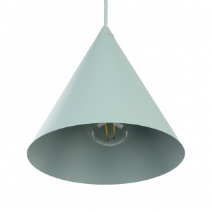 Lampa Wisząca Cono Mint - TK Lighting | Zielona, Stożkowa