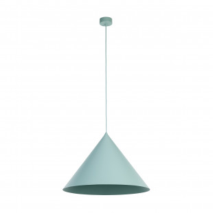 Lampa wisząca Cono Mint TK Lighting | Zielona, Stożek, E27