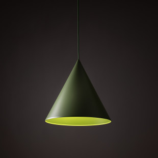 Lampa wisząca Cono zielona TK Lighting | Nowoczesny design