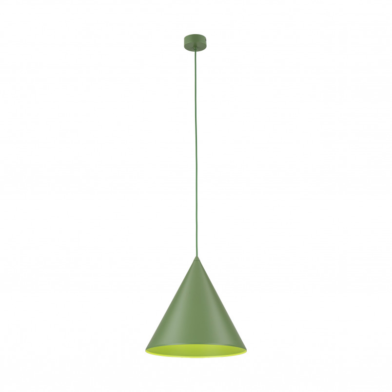 Lampa wisząca Cono zielona TK Lighting | Nowoczesny design