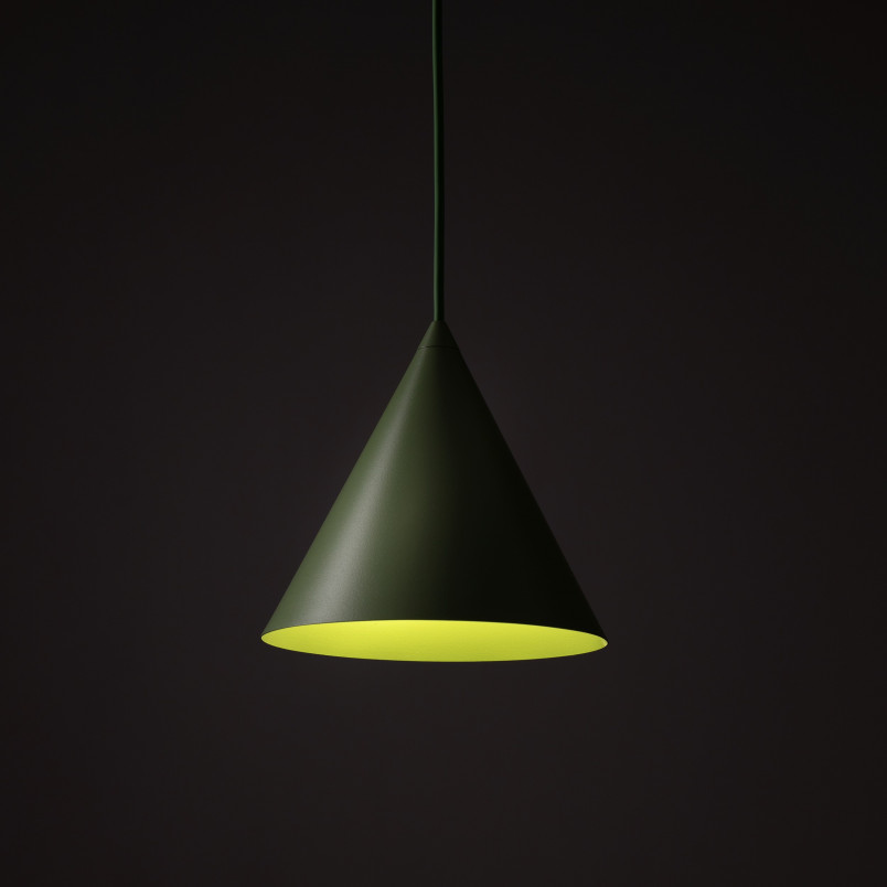 Lampa wisząca Cono Peapod zielona | TK Lighting - Stylowe oświetlenie