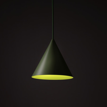 Lampa wisząca Cono Peapod zielona | TK Lighting - Stylowe oświetlenie