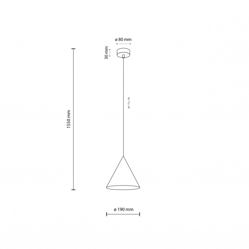 Lampa wisząca Cono Peapod zielona | TK Lighting - Stylowe oświetlenie