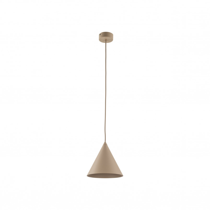 Lampa wisząca Cono Sabia - beżowa, metalowa | TK Lighting
