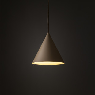 Lampa wisząca Cono Sabia - beżowa, metalowa | TK Lighting