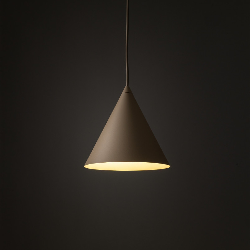 Lampa wisząca Cono Sabia - beżowa, metalowa | TK Lighting