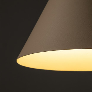 Lampa wisząca Cono Sabia - beżowa, metalowa | TK Lighting