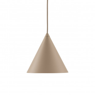 Lampa wisząca Cono Sabia - beżowa, metalowa | TK Lighting