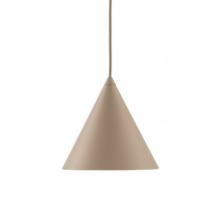 Lampa wisząca Cono Sabia - beżowa, metalowa | TK Lighting