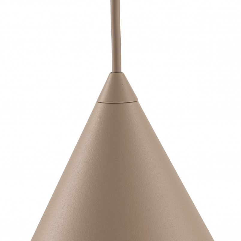 Lampa wisząca Cono Sabia - beżowa, metalowa | TK Lighting