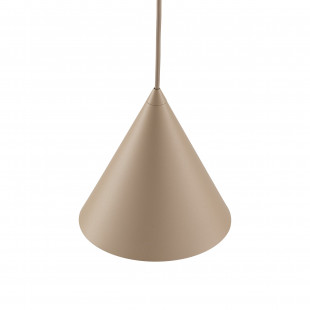 Lampa wisząca Cono Sabia - beżowa, metalowa | TK Lighting