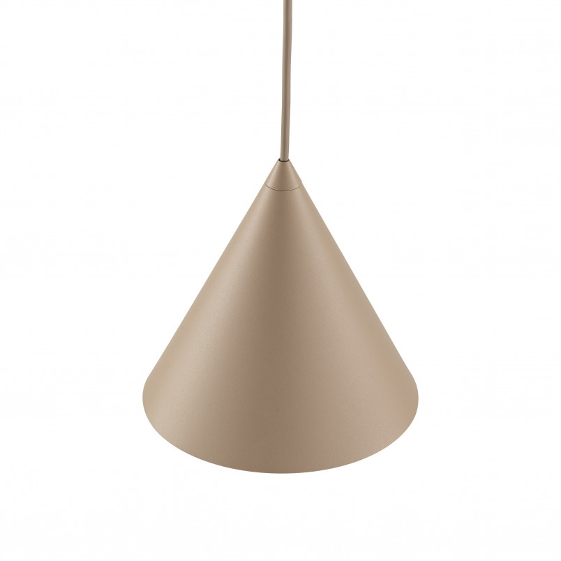 Lampa wisząca Cono Sabia - beżowa, metalowa | TK Lighting