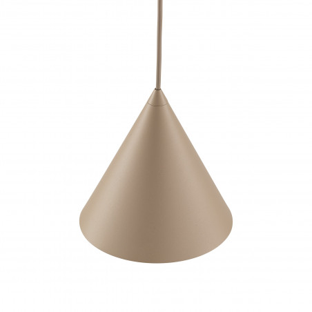 Lampa wisząca Cono Sabia - beżowa, metalowa | TK Lighting