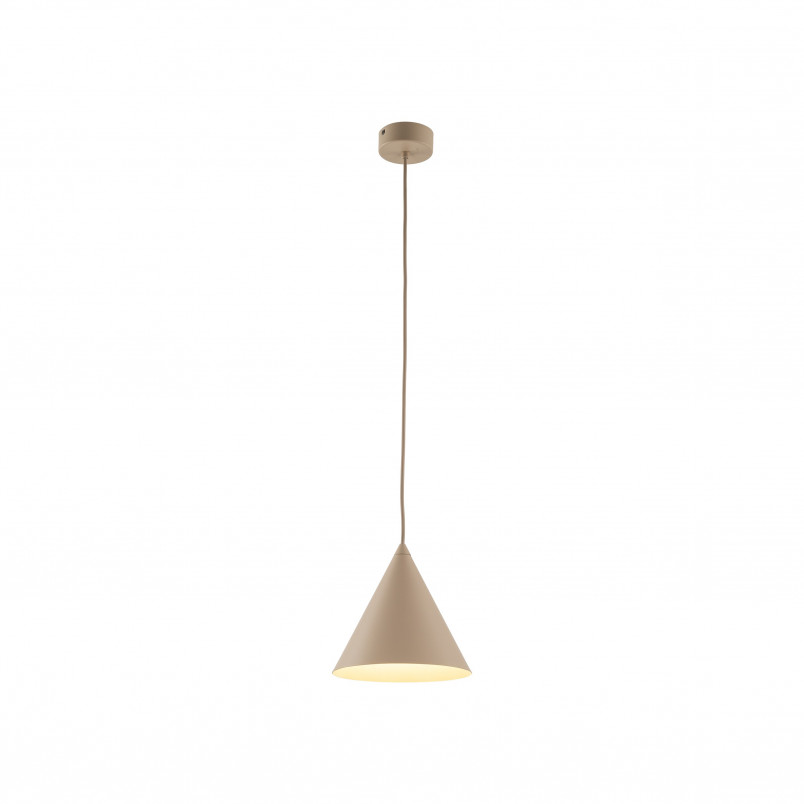 Lampa wisząca Cono Sabia - beżowa, metalowa | TK Lighting