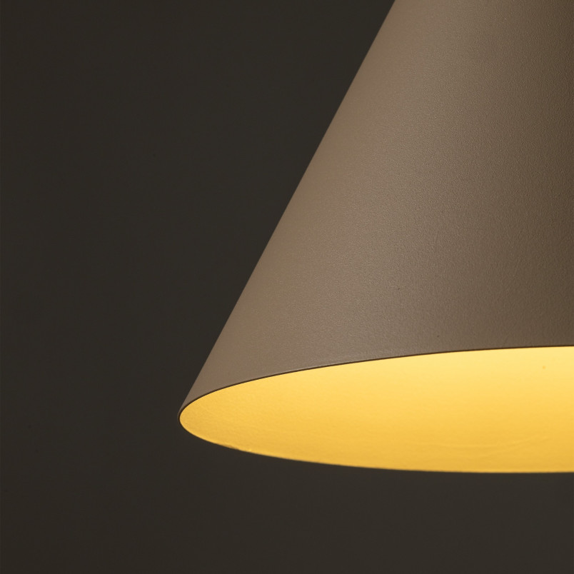 Lampa wisząca Cono Sabia beżowa | TK Lighting - Skandynawski design
