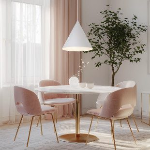 Lampa Wisząca Cono White 32cm | TK Lighting - Skandynawski Design