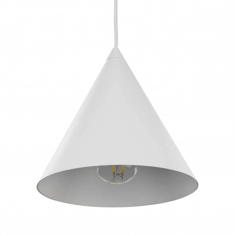 Lampa Wisząca Cono White TK Lighting | Skandynawski Design