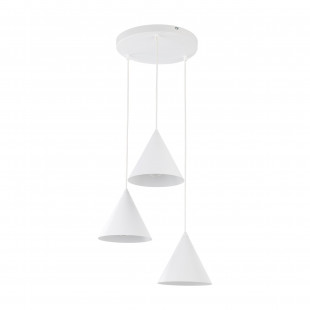 Lampa wisząca Cono White III - 3 punkty, biała | TK Lighting