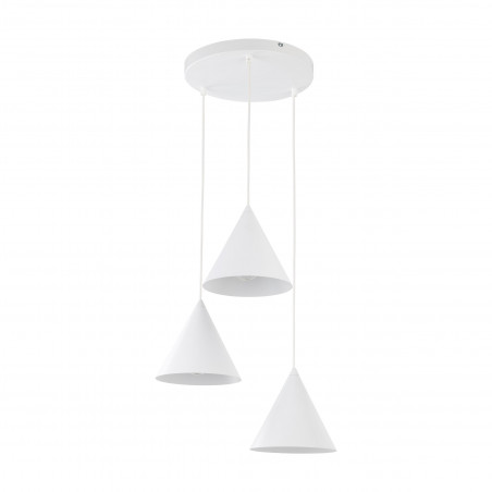 Lampa wisząca Cono White III - 3 punkty, biała | TK Lighting