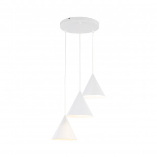 Lampa wisząca Cono White III - 3 punkty, biała | TK Lighting