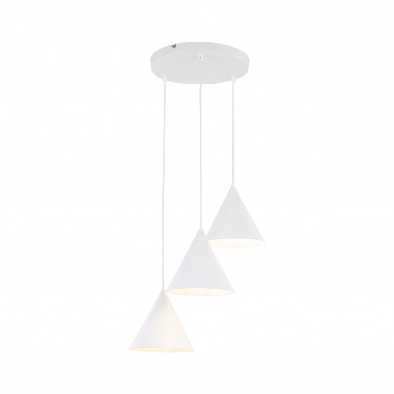 Lampa wisząca Cono White III - 3 punkty, biała | TK Lighting