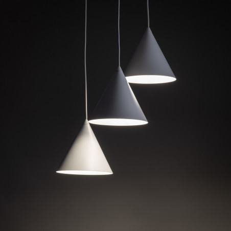 Lampa wisząca Cono White III - 3 punkty, biała | TK Lighting