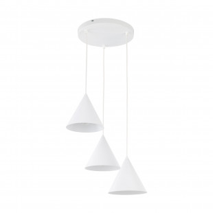 Lampa wisząca Cono White III - 3 punkty, biała | TK Lighting