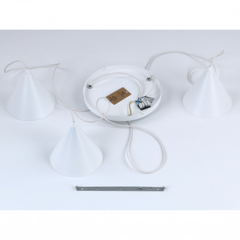 Lampa wisząca Cono White III - 3 punkty, biała | TK Lighting