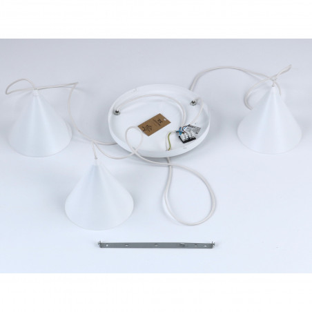 Lampa wisząca Cono White III - 3 punkty, biała | TK Lighting