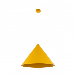 Lampa wisząca Cono Yellow TK Lighting | Żółty stożek E27