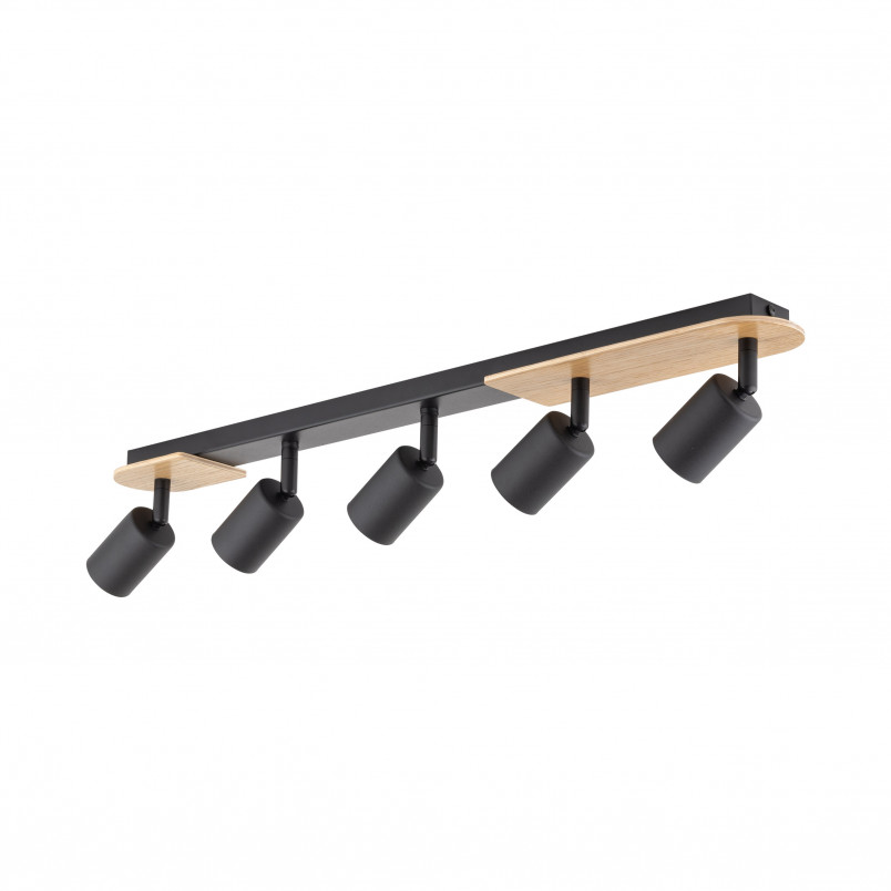 Reflektor sufitowy Loft Cover Wood V czarny | TK Lighting