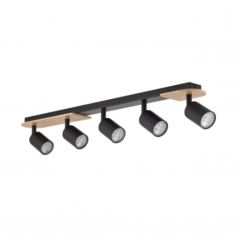 Reflektor sufitowy Loft Cover Wood V czarny | TK Lighting