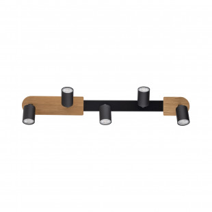 Reflektor sufitowy Loft Cover Wood V czarny | TK Lighting