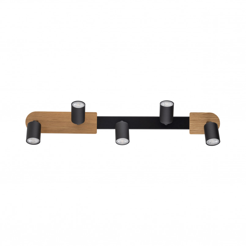 Reflektor sufitowy Loft Cover Wood V czarny | TK Lighting