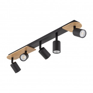 Reflektor sufitowy Loft Cover Wood V czarny | TK Lighting