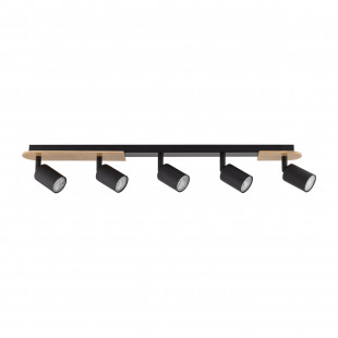 Reflektor sufitowy Loft Cover Wood V czarny | TK Lighting