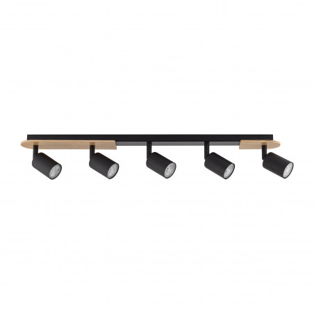 Reflektor sufitowy Loft Cover Wood V czarny | TK Lighting