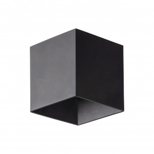 Kinkiet ogrodowy LED Cube czarny TK Lighting | Nowoczesne oświetlenie