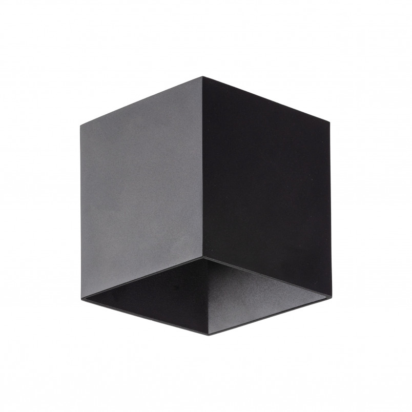 Kinkiet ogrodowy LED Cube czarny TK Lighting | Nowoczesne oświetlenie