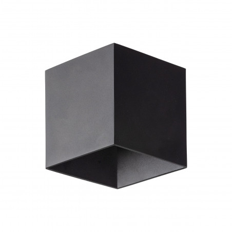 Kinkiet ogrodowy LED Cube czarny TK Lighting | Nowoczesne oświetlenie