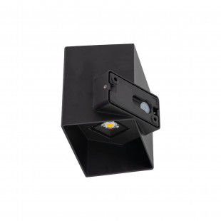 Kinkiet ogrodowy LED Cube czarny TK Lighting | Nowoczesne oświetlenie