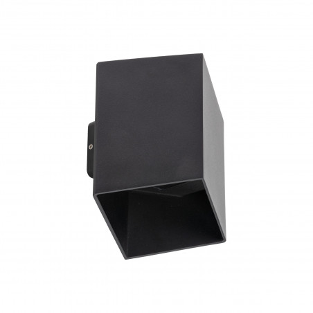 Kinkiet ogrodowy LED Cube czarny TK Lighting | Nowoczesne oświetlenie
