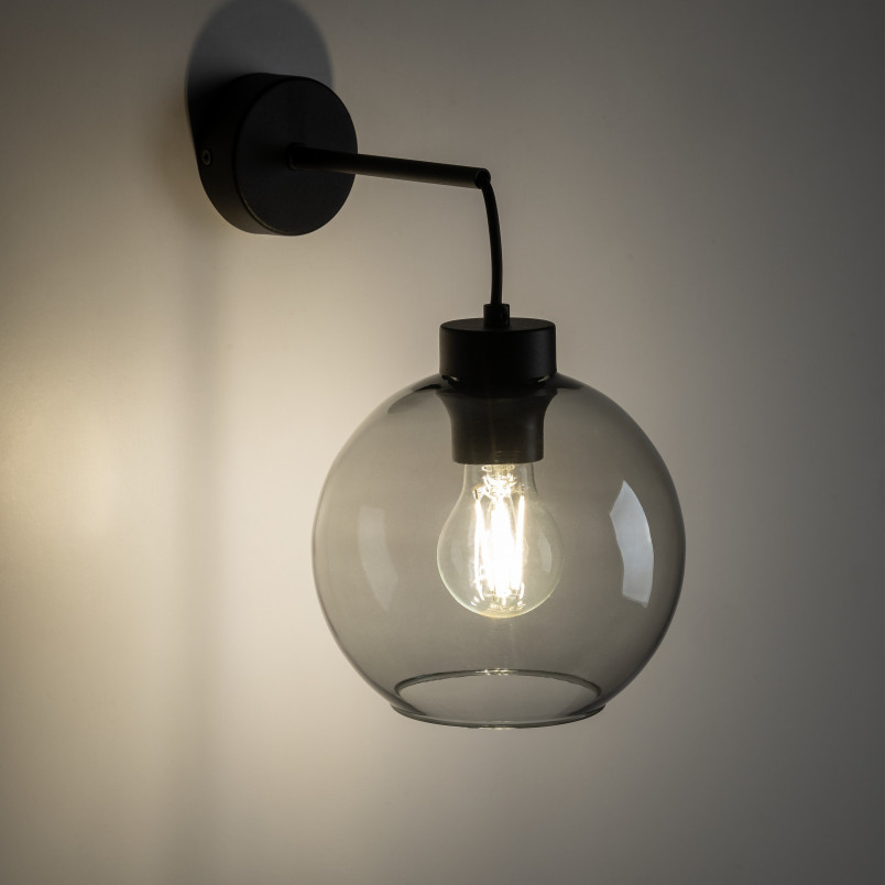 Kinkiet Cubus graf. TK Lighting | Loftowa lampa szklana