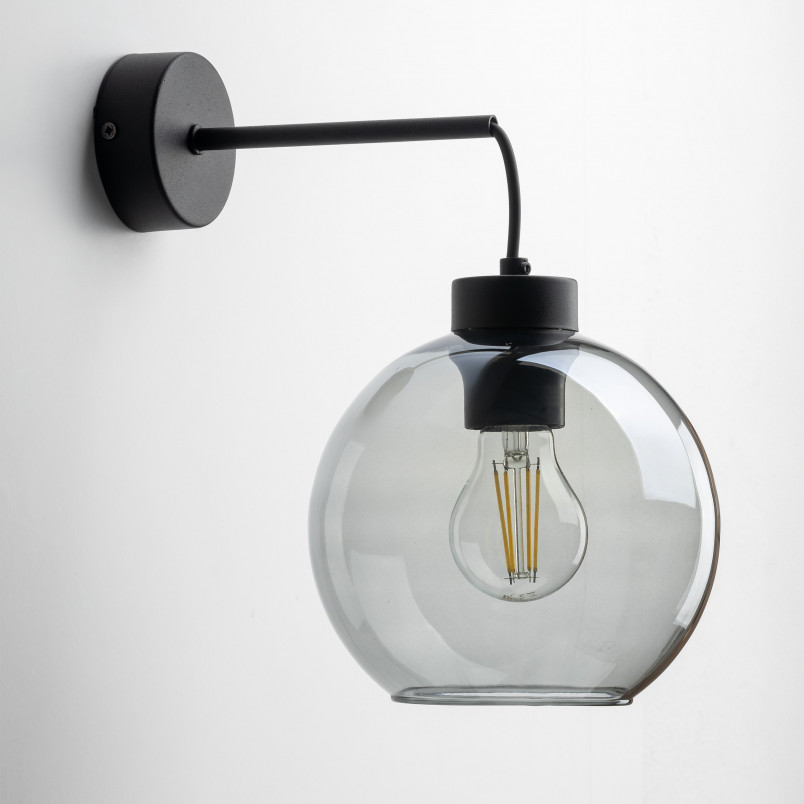 Kinkiet Cubus graf. TK Lighting | Loftowa lampa szklana